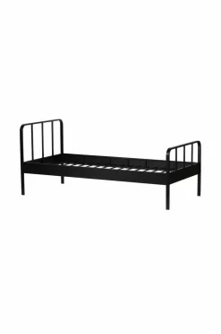 WOOOD Seng Mees 90x200 cm Sort Discount