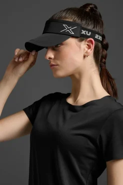 2XU Solskærm Performance Visor Black/Black Online