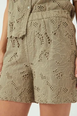 YAS Shorts Sagga HW Shorts Silver sage Sale