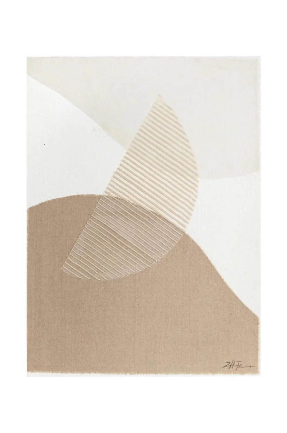 Zelected by Houze Posters & Billeder>Lærred Phoenix Beige/hvid/brun
