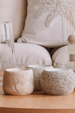 Zelected by Houze Stearinlys Coachella grå,beige Online