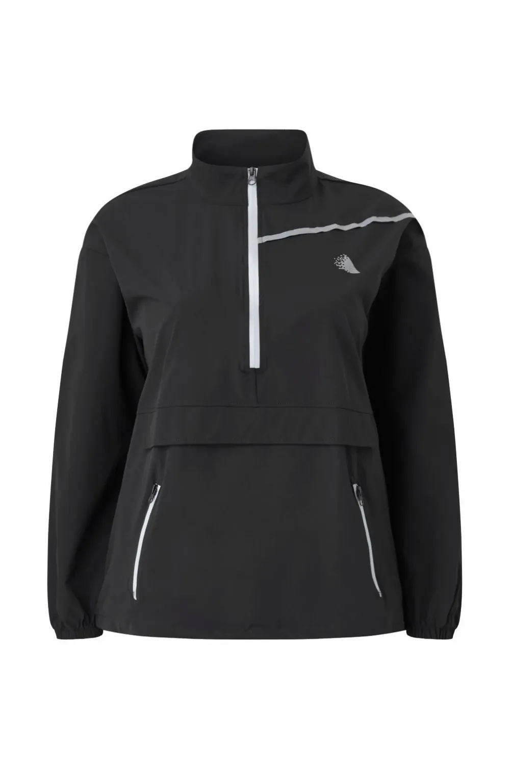 Zizzi Anorak aMia L/S Track Black Clearance