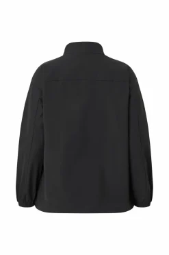 Zizzi Anorak aMia L/S Track Black Clearance
