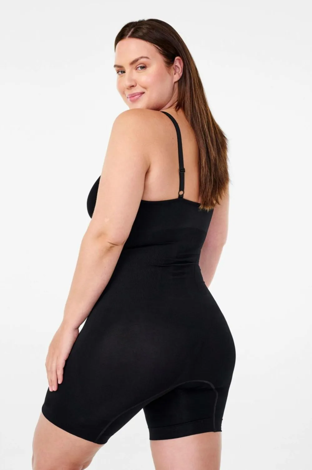 Zizzi Formende jumpsuit Shapewear - medium support Black Sale