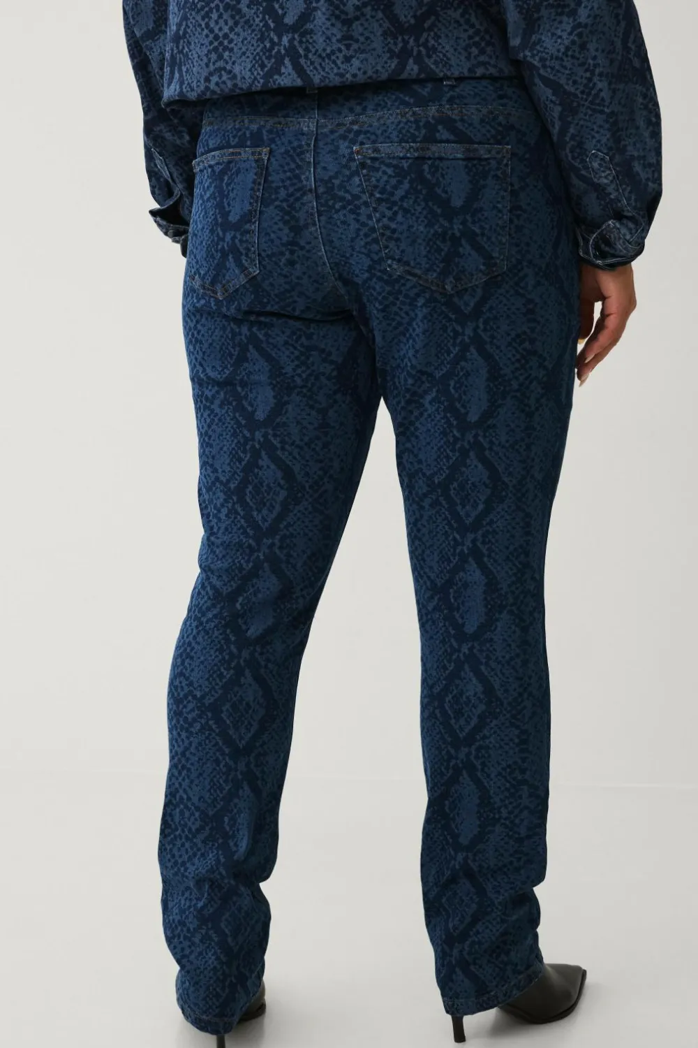 Zizzi Jeans jOlivia Snake Emily Denim snake aop Discount