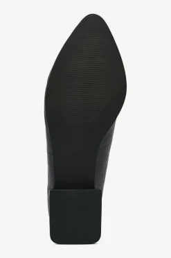 Zizzi Loafers fHazel med en bred pasform Black New