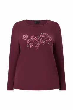 Zizzi Pyjamasoverdel mDana Fig W. Paisley New
