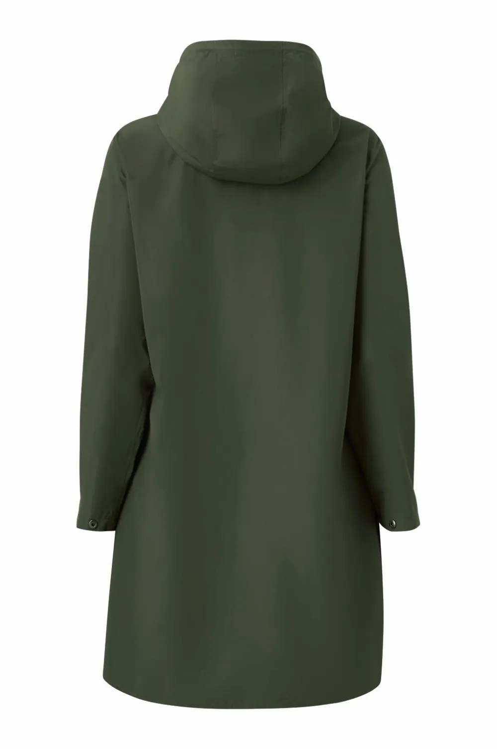 Zizzi Regntøj>Regnjakke caKlara Zip L/S Raincoat Peat