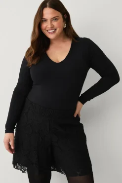 Zizzi Shorts mMonika, Shorts Black