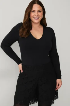 Zizzi Shorts mMonika, Shorts Black