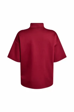 Zizzi Sweatshirt caKatalina 1/2 Zip Tawny port Hot