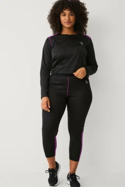 Zizzi Termounderbukser aSnow 7/8 Tights Black W. Charisma Online