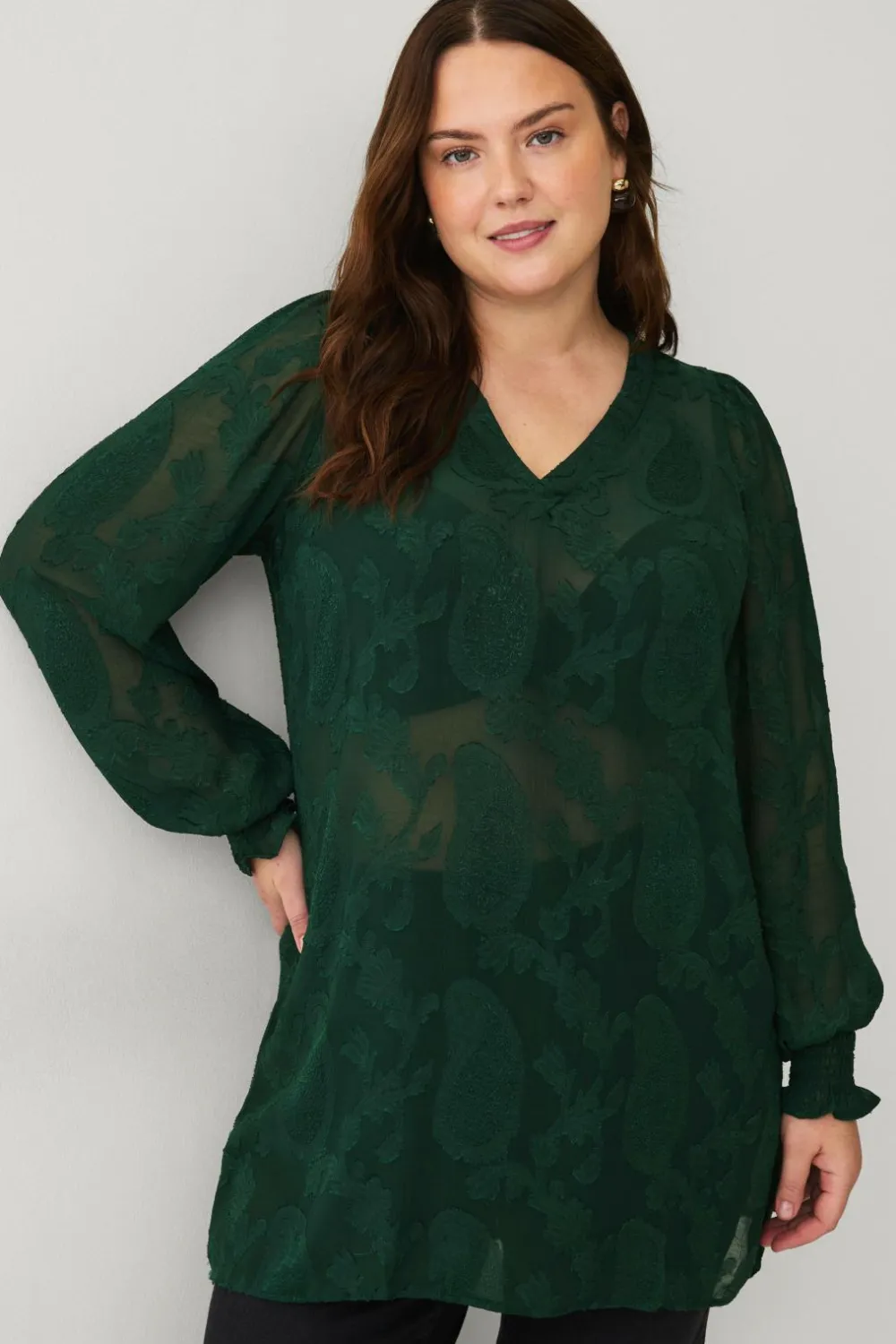 Zizzi Tunikaer>Tunika mBaka L/S Tunic Skarabæ