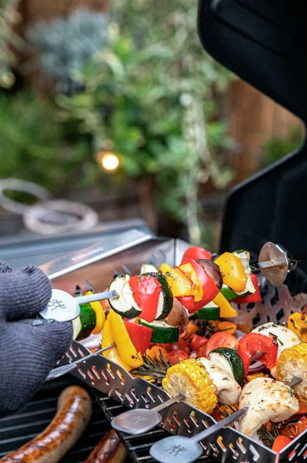 ZWILLING Husholdningsartikler>Grillkorgar BBQ+ S/M sæt 2 dele Sølv