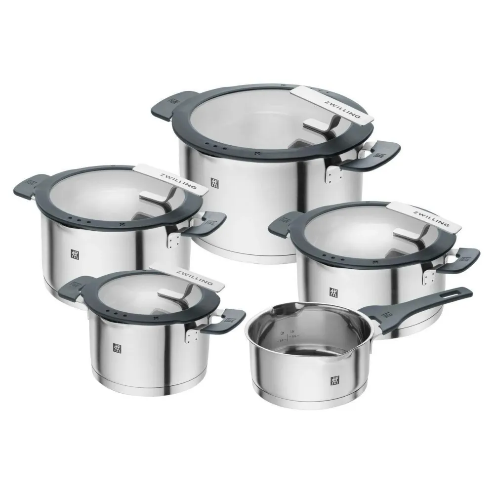 ZWILLING Pander & Gryder>Grydesæt Simplify 5 dele Nikkelpletteret messing