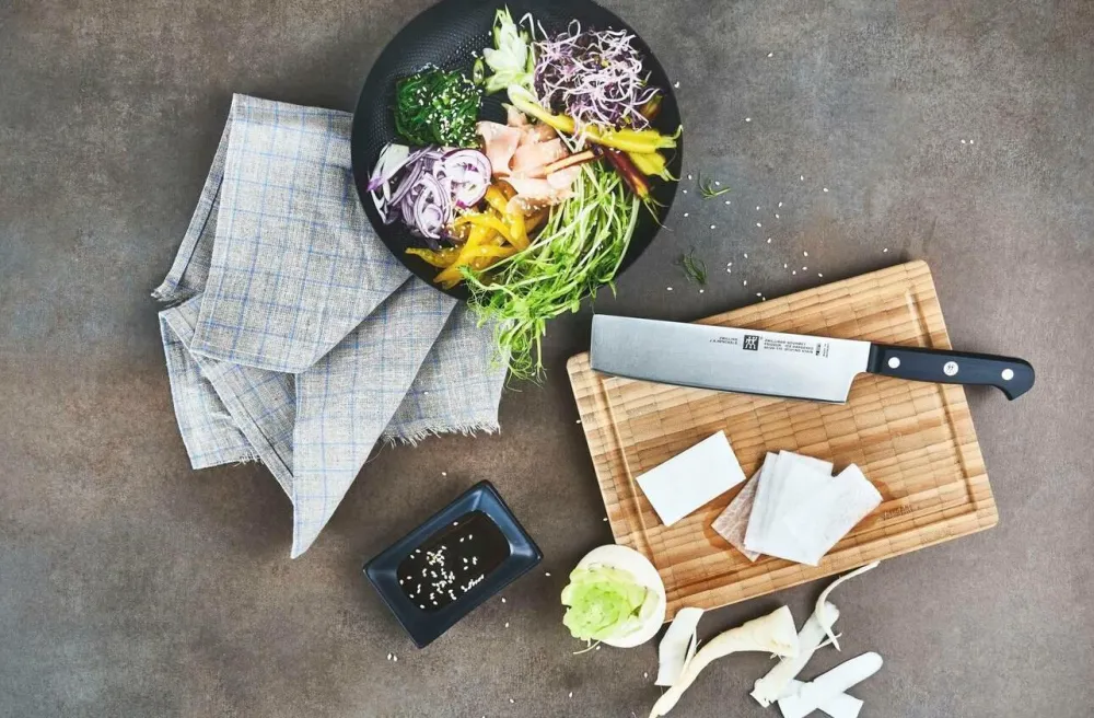 ZWILLING Køkkenknive & Knivtilbehør>Kniv Nakiri Gourmet 17 cm Silver-Black