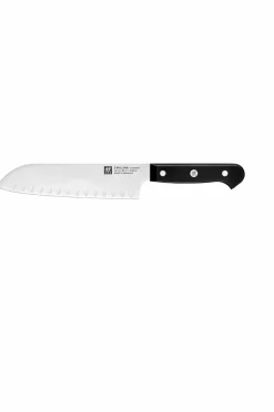 ZWILLING Kniv Santoku med oliven slibning Gourmet 18 cm Silver-Black Hot