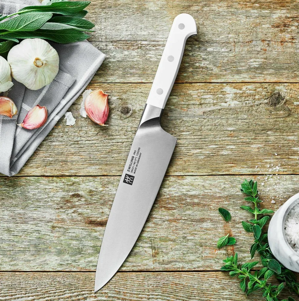 ZWILLING Køkkenknive & Knivtilbehør>Kockkniv Pro le blanc 18 cm Hvid
