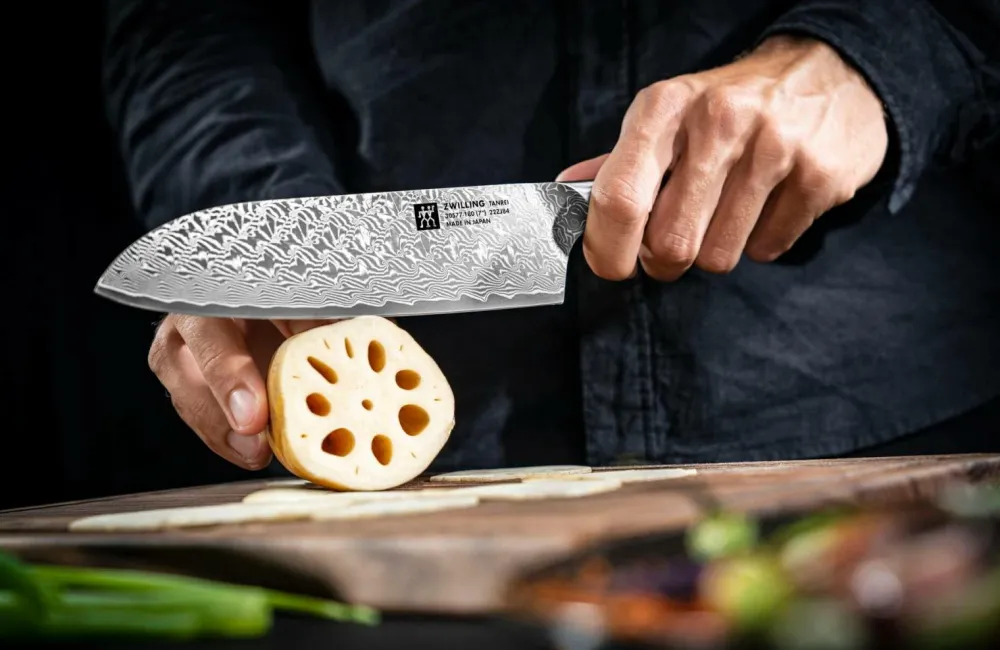 ZWILLING Santoku Tanrei 18 cm Brun, grå Sale