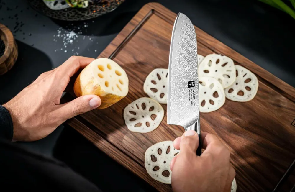ZWILLING Santoku Tanrei 18 cm Brun, grå Sale