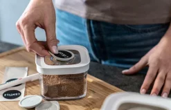 ZWILLING Sæt med holder til etiketter Fresh & Save Cube 3 dele Hvid, gennemsigtig Online