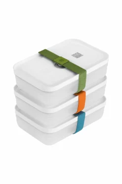 ZWILLING Sæt med madkasser 6 dele Gennemsigtig, hvid Discount