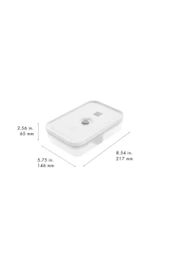 ZWILLING Sæt med madkasser 6 dele Gennemsigtig, hvid Discount