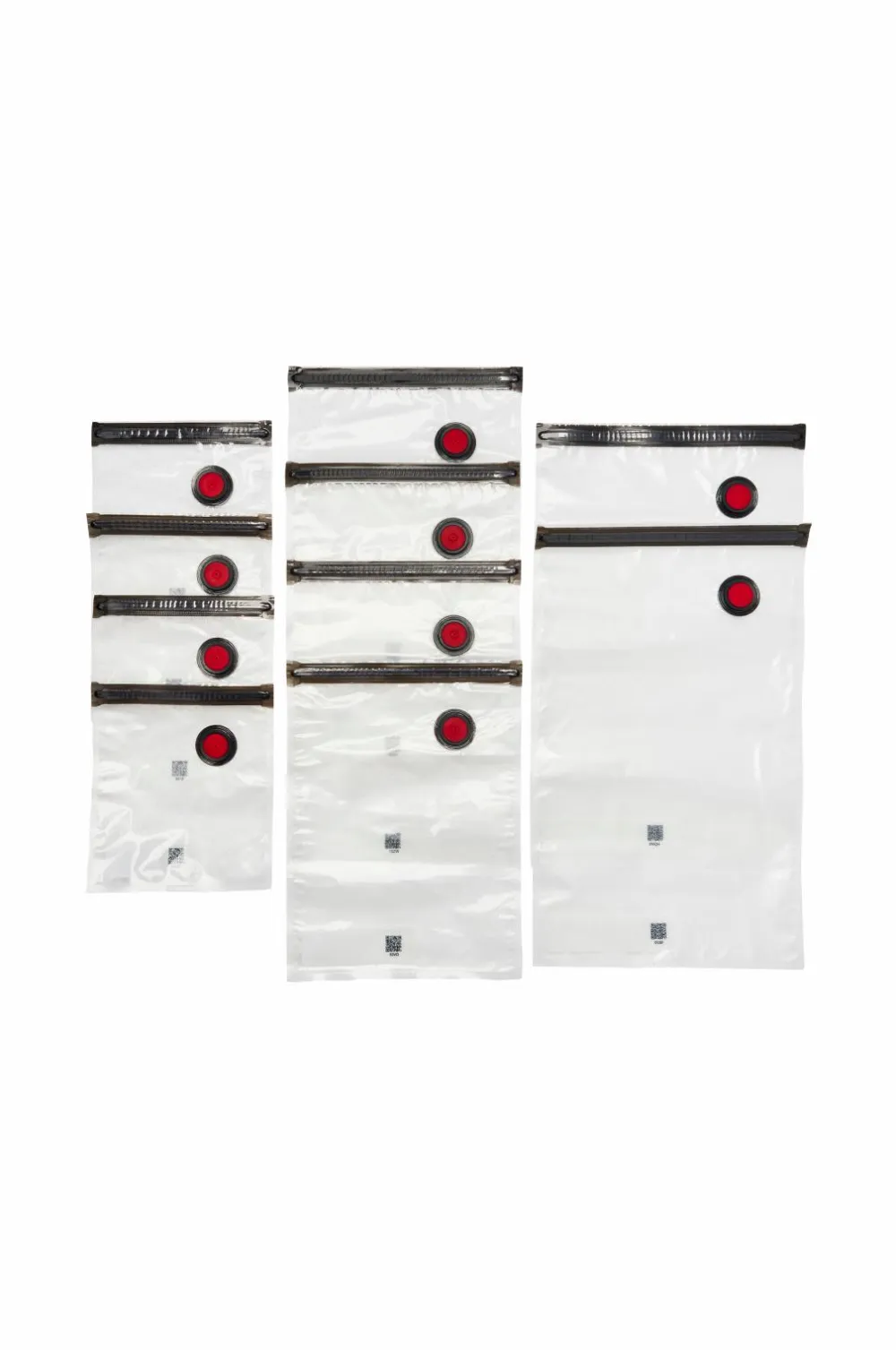 ZWILLING Sæt med vakuum påsar Fresh & Save S/M/L 10 dele Gennemsigtig Outlet
