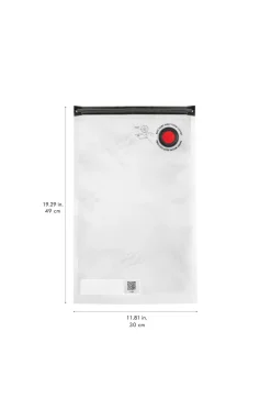 ZWILLING Sæt med vakuum påsar Fresh & Save S/M/L 10 dele Gennemsigtig Outlet
