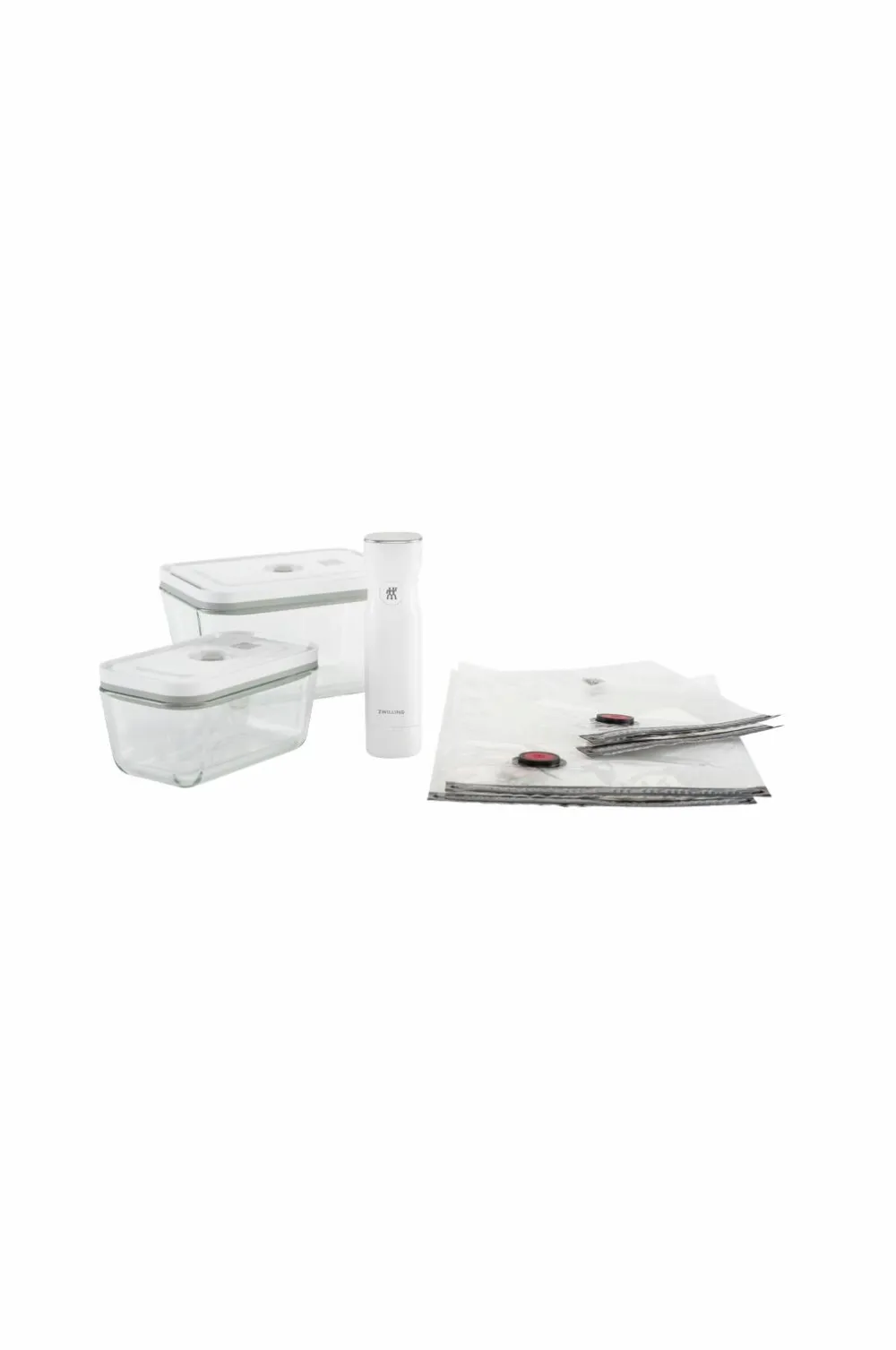 ZWILLING Startsæt Vakuum Glas Fresh & Save 7 dele WHITE New