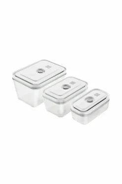 ZWILLING Køkkenopbevaring>Vakuumbeholdersæt Fresh & Save 3 stk. S, M og L Glas Gy0006-grey