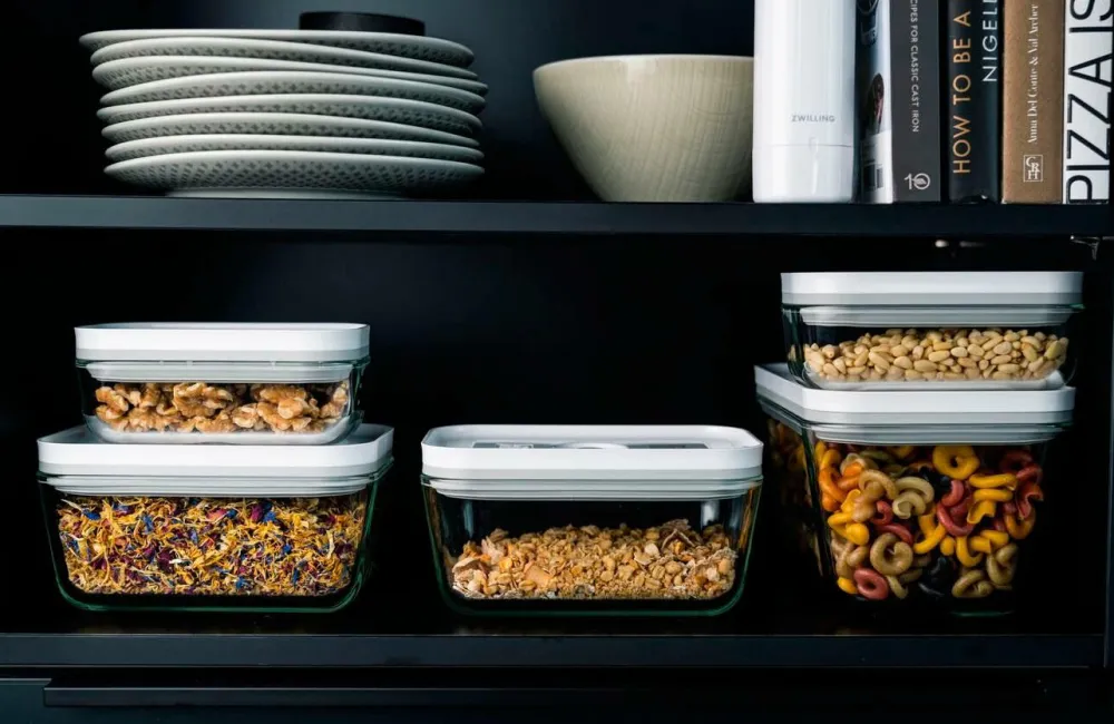 ZWILLING Køkkenopbevaring>Vakuumbeholdersæt Fresh & Save 3 stk. S, M og L Glas Gy0006-grey