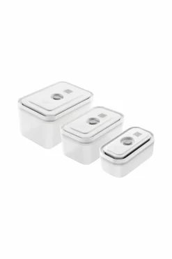 ZWILLING Køkkenopbevaring>Vakuumbeholdere Fresh & Save 3 stk. S, M og L Plast Semitransparent-Grey