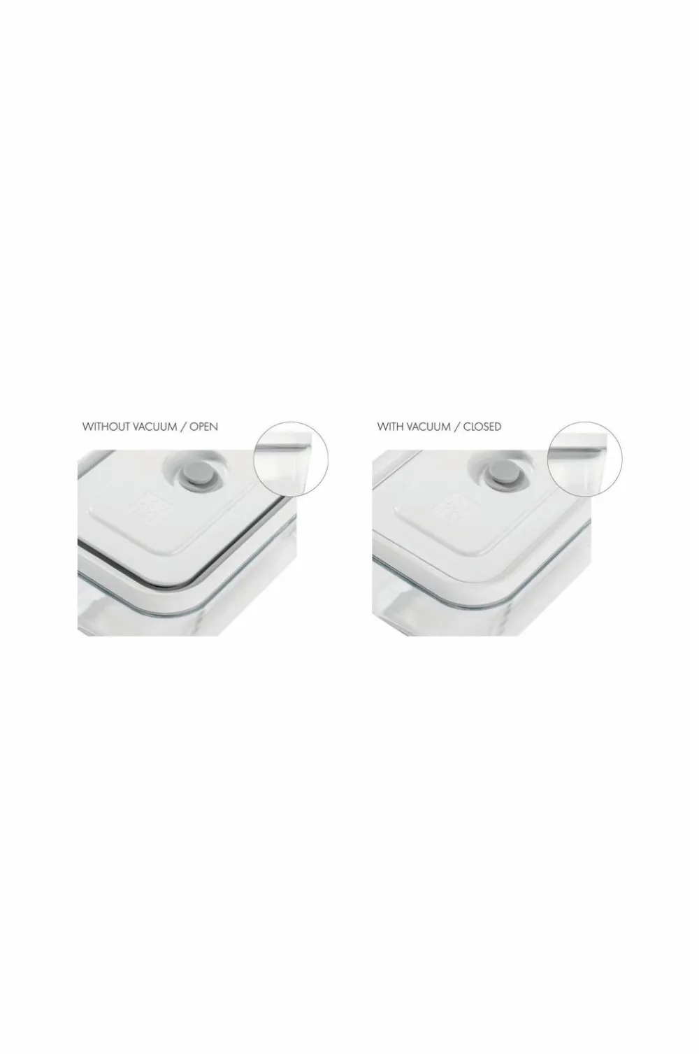 ZWILLING Vakuumbeholder S Fresh & Save 400 ml Plast Semitransparent-Grey Hot