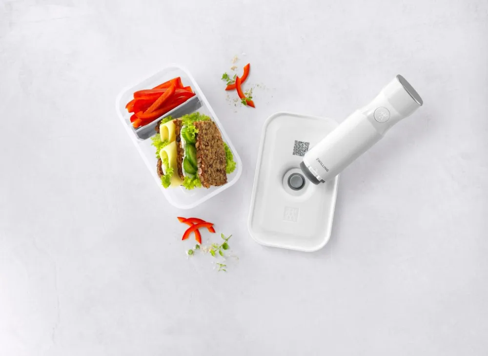 ZWILLING Køkkenopbevaring>Vakuumbox Fresh & Save M Gennemsigtig, hvid