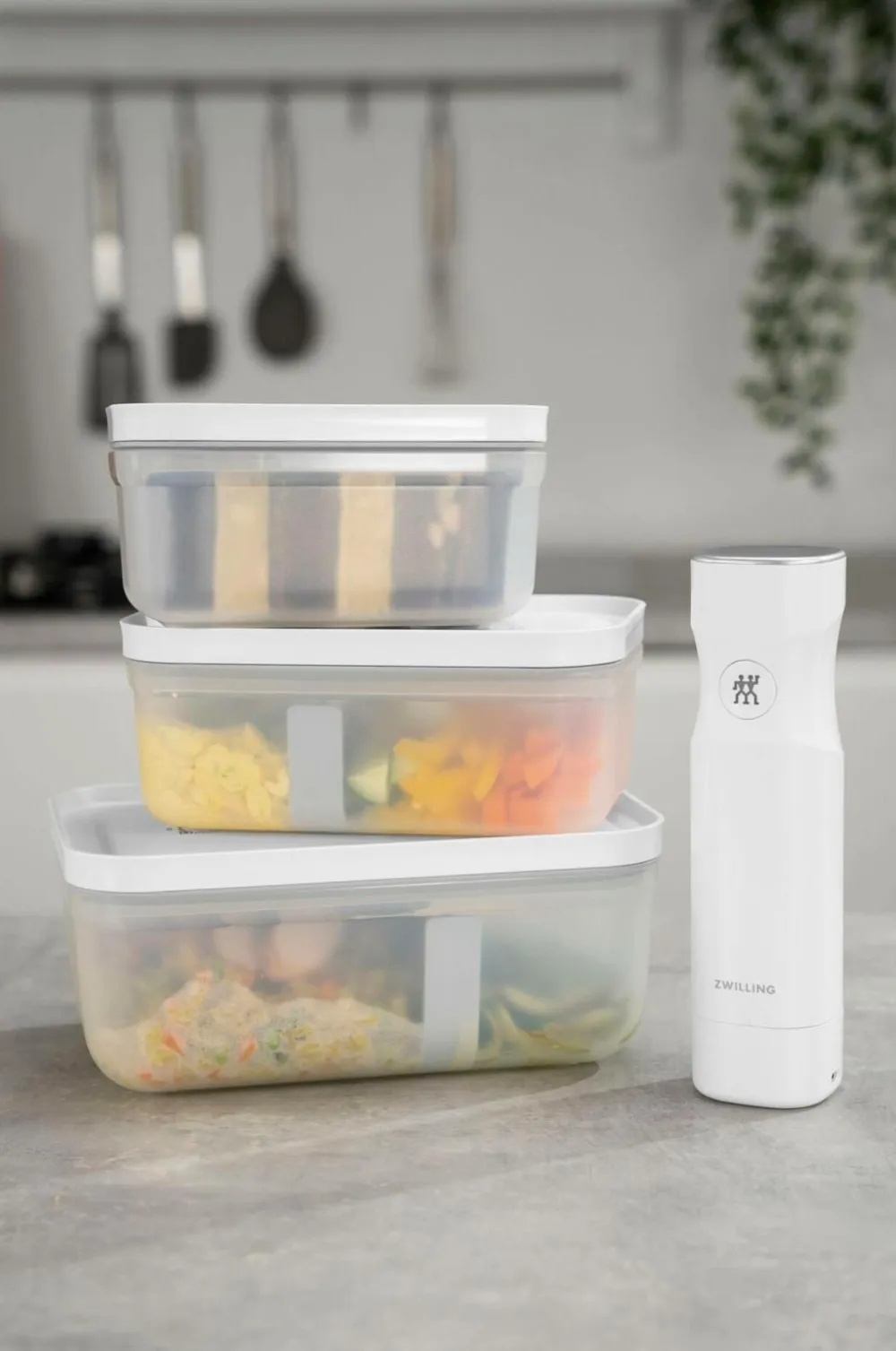 ZWILLING Vakuumbox Fresh & Save L Gennemsigtig, hvid New